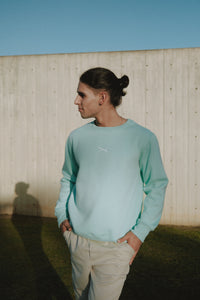 Marca Equis Menta Fitted Sweatshirt